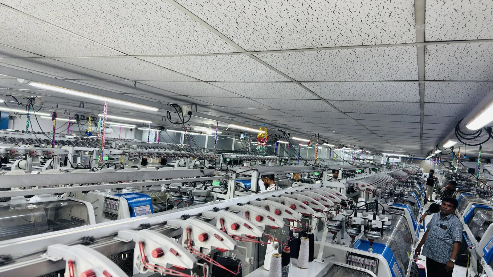A&F Knitting automatic jacquard machine floor